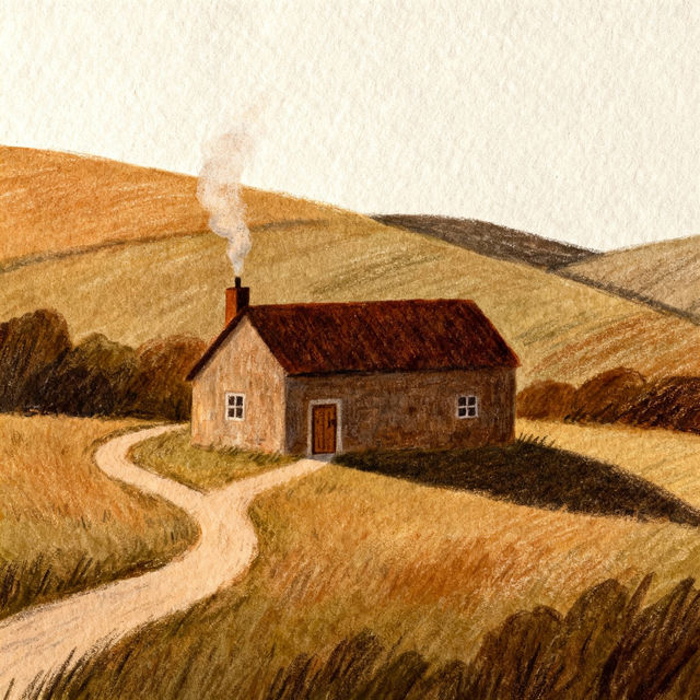 Farm House Drawings - AI Generated gallery