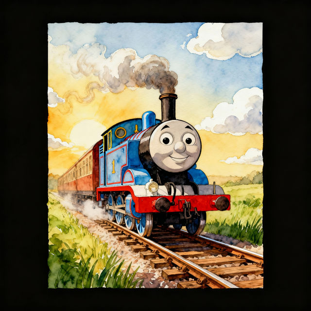 Thomas the Train Drawings - Made With AI gallery