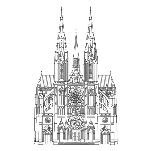 AI Church Drawing Generator gallery