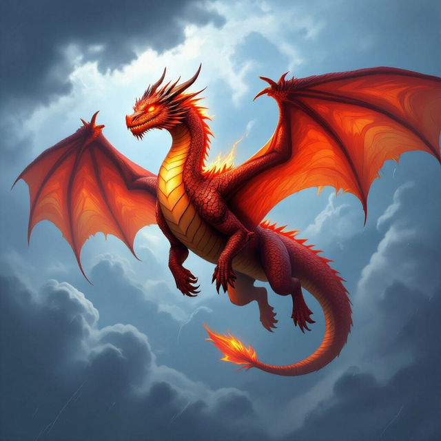 Red Dragon Art - Unleash Your Inner Fire gallery