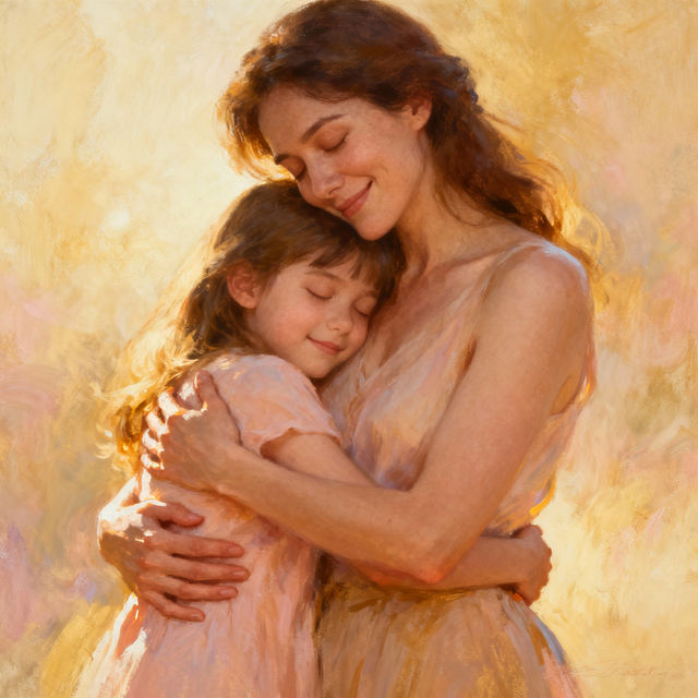 Mom and Daughter Drawings - AI Generated Art gallery