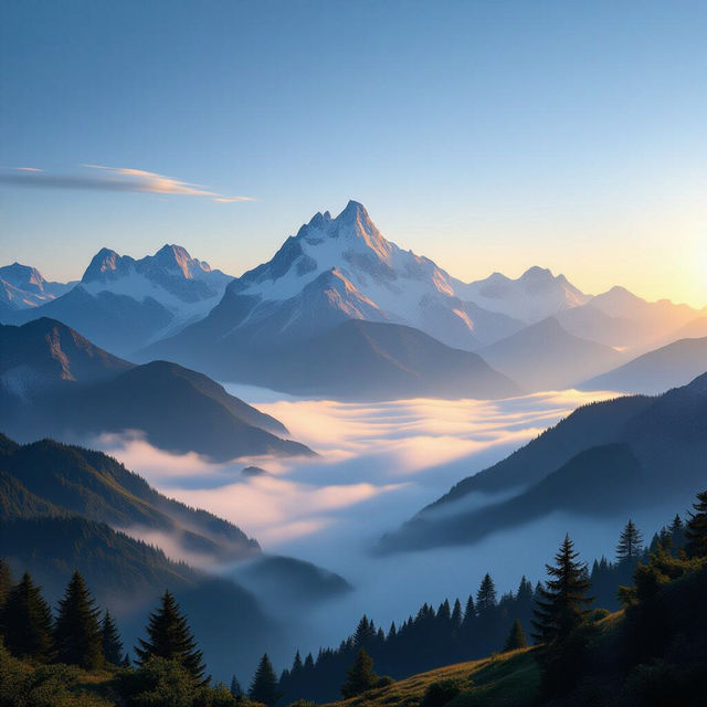 Mountains Images - Made With AI gallery