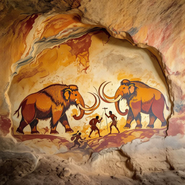 Caveman Art - AI Generated gallery