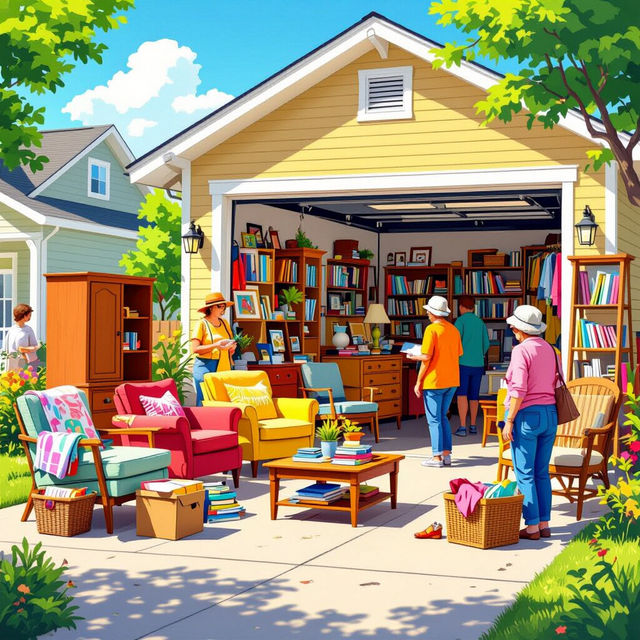 Garage Sale Images - Created with AI gallery