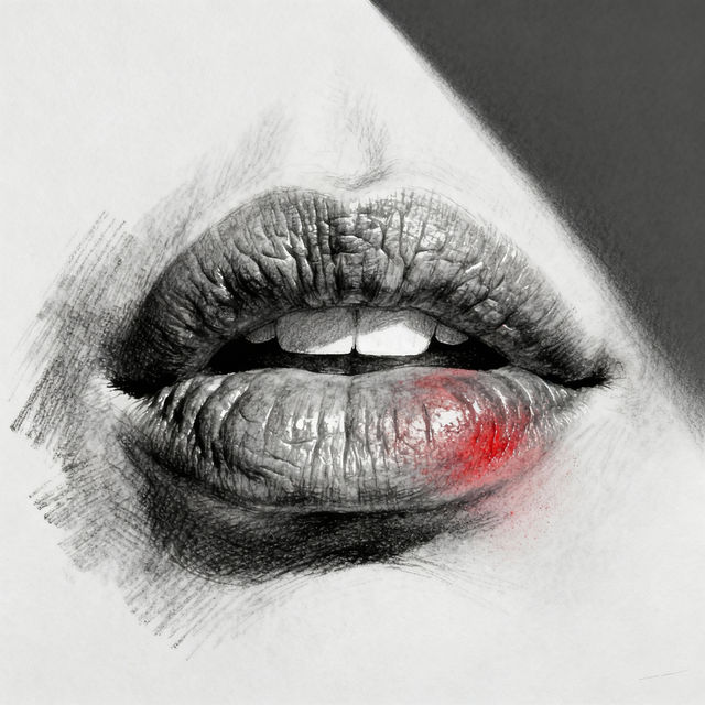 Lips Drawings - AI Generated Art gallery