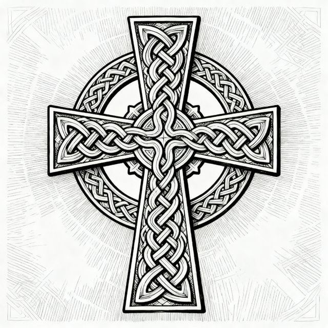 Cross Drawings - AI Generated Art gallery