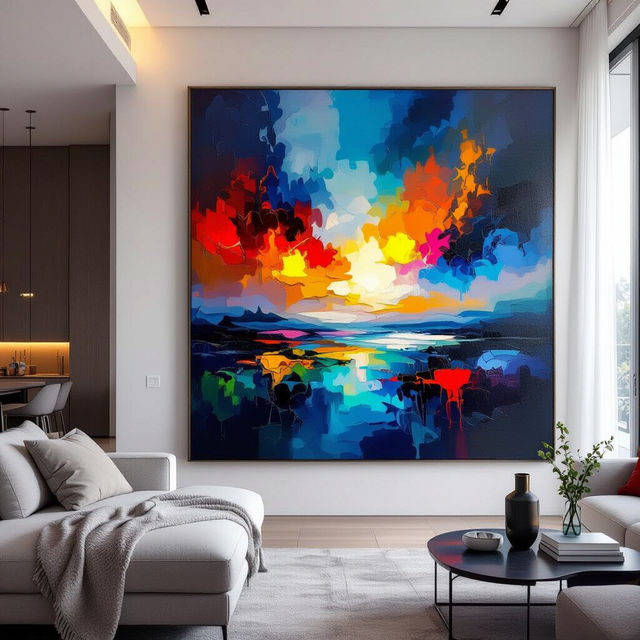 Large Canvas Art - Made With AI gallery