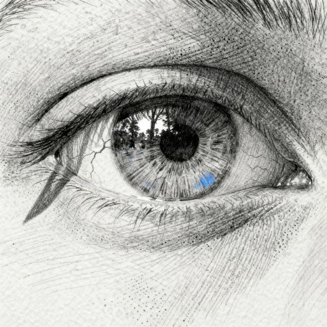 Sketch Of Eyes - AI Generated Art gallery