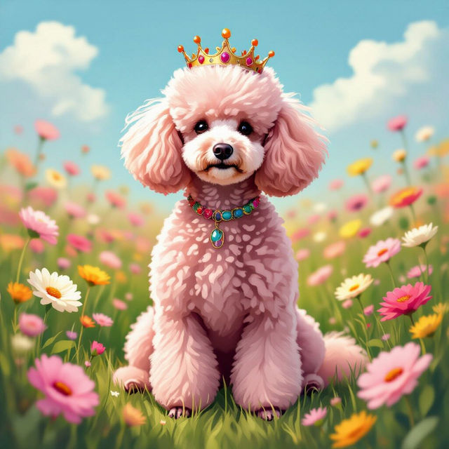 Pink Dog Wallpapers - AI Generated gallery