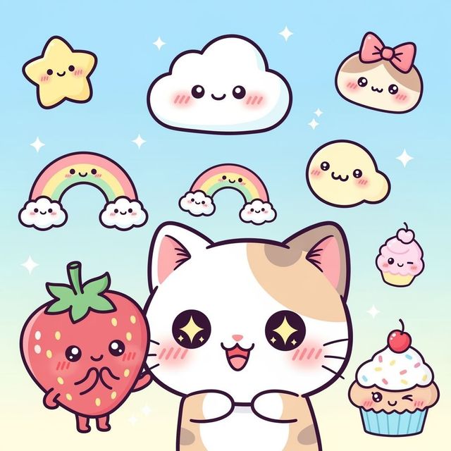 Explore Adorable Kawaii Cute Drawings gallery