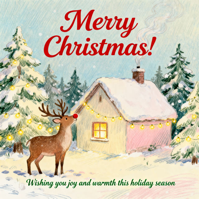 Christmas Card Drawings gallery
