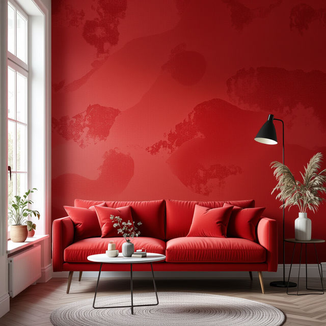Aesthetic Red Wallpapers - AI Generated gallery