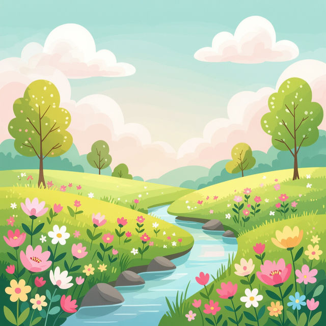 Cute Pastel Spring Wallpapers - Made With AI gallery