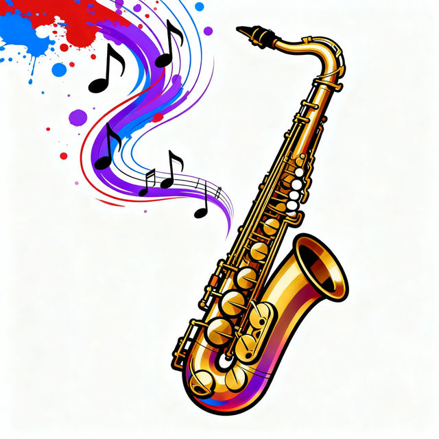 Saxophone Clip Art - Made With AI gallery