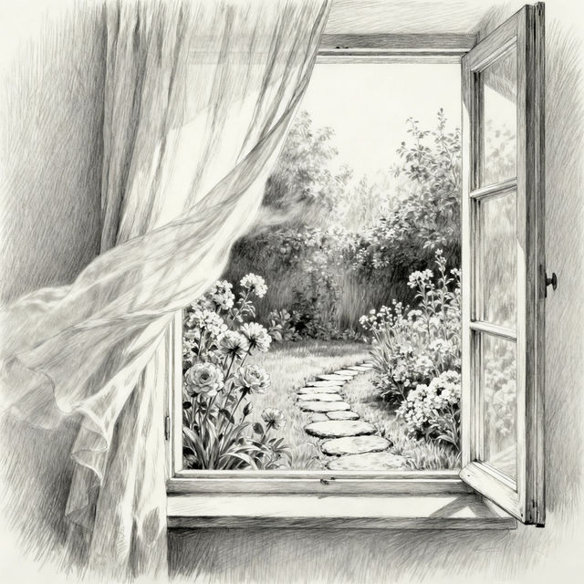 Open Window Drawings - AI Generated Art gallery
