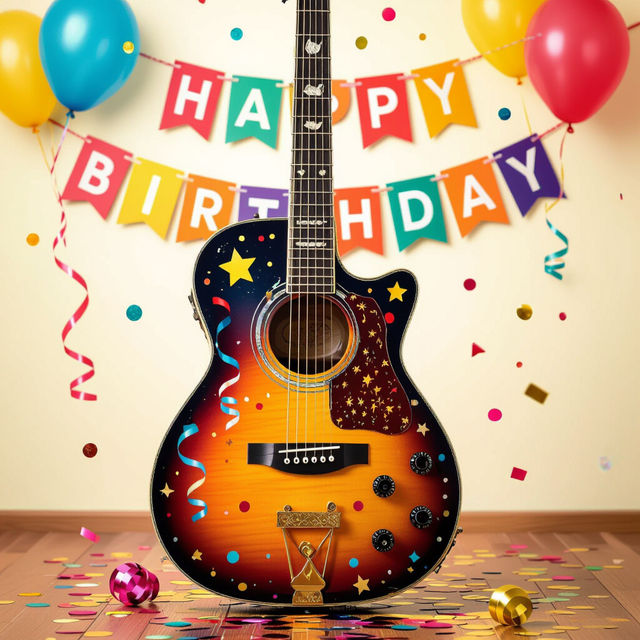 Happy Birthday Guitar Images gallery