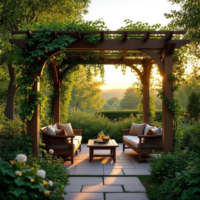 Pergola Designs Pictures - AI Generated gallery