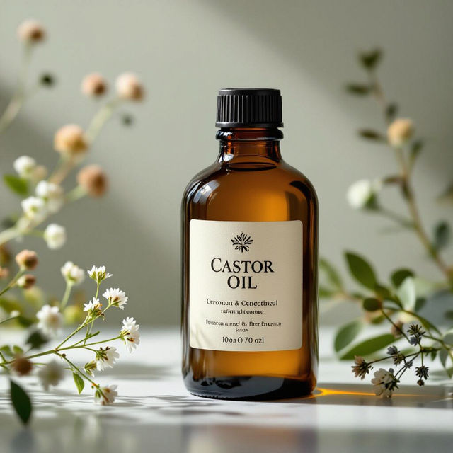 Castor Oil Bottle Images - Made With AI gallery