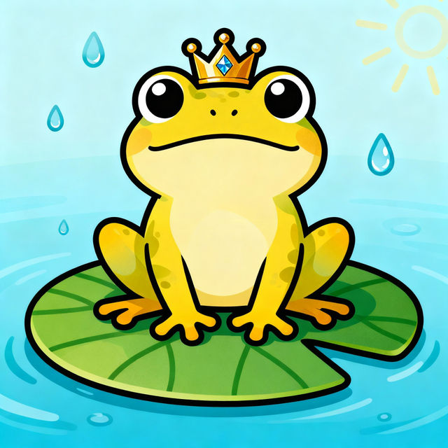 Clip Art Frog - AI Generated gallery