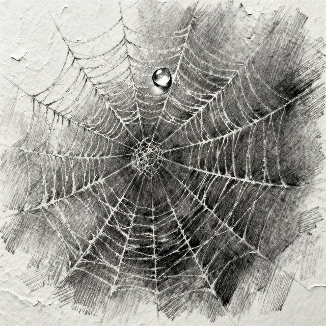 Spider Web Art - AI Generated gallery