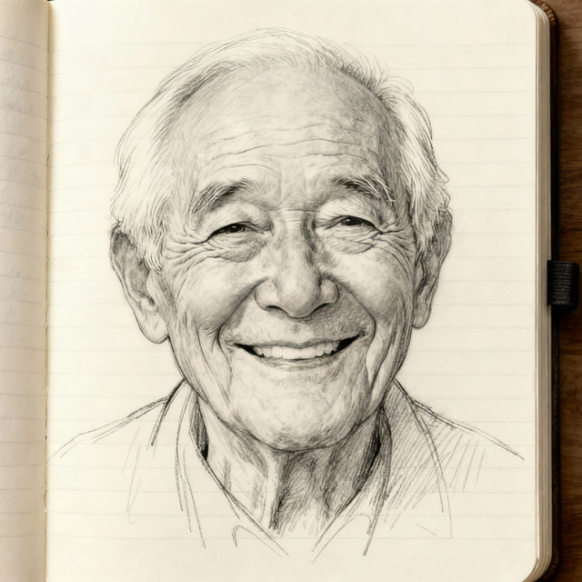 Old Man Drawing Easy gallery
