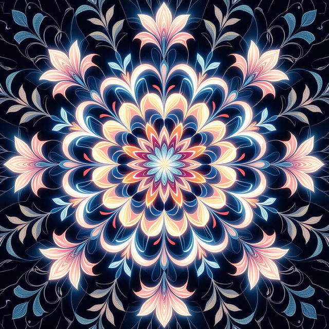 Radial Symmetry Art - Created with AI gallery