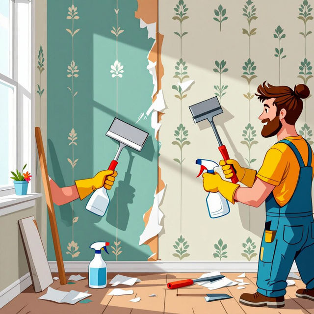 Removing Wallpaper From Drywall gallery