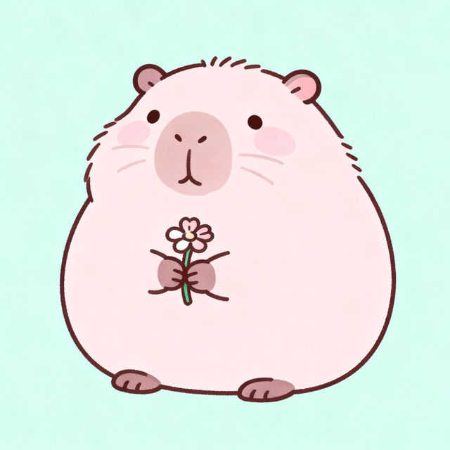Easy Capybara Drawing gallery
