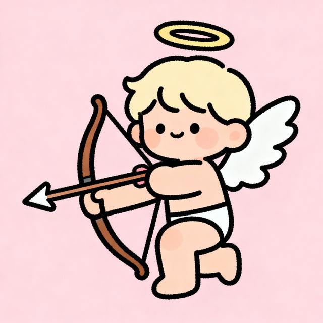 Cupid Drawing Easy gallery