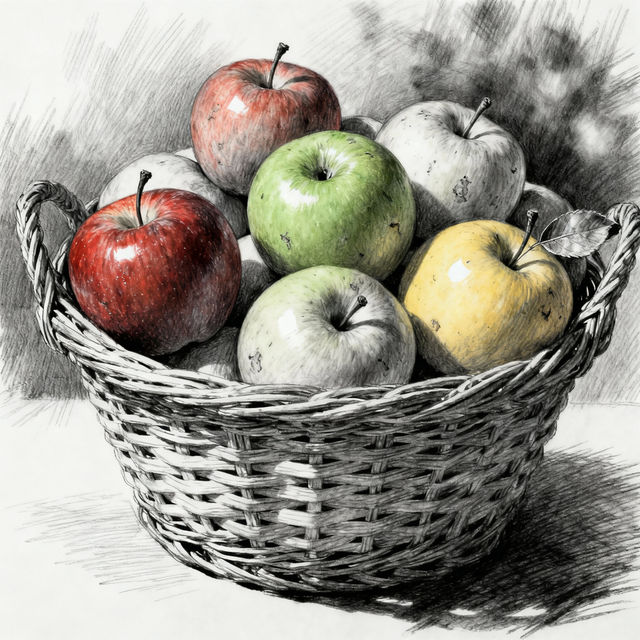 Drawing Of Apples gallery