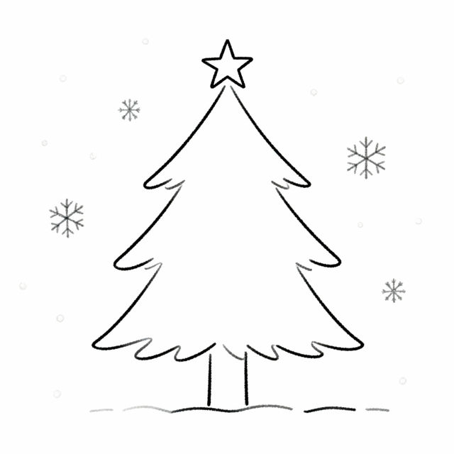 Christmas Simple Drawings gallery
