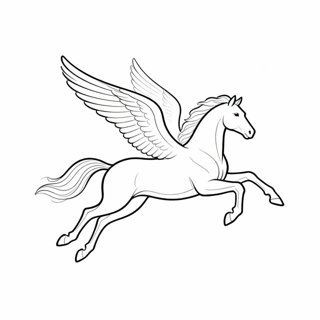 Pegasus Drawing Easy gallery