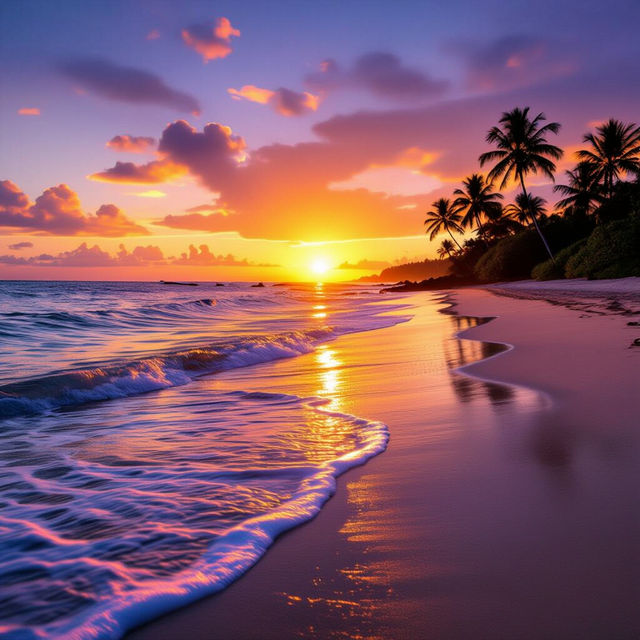 A Picture Of A Beach - Made With AI gallery