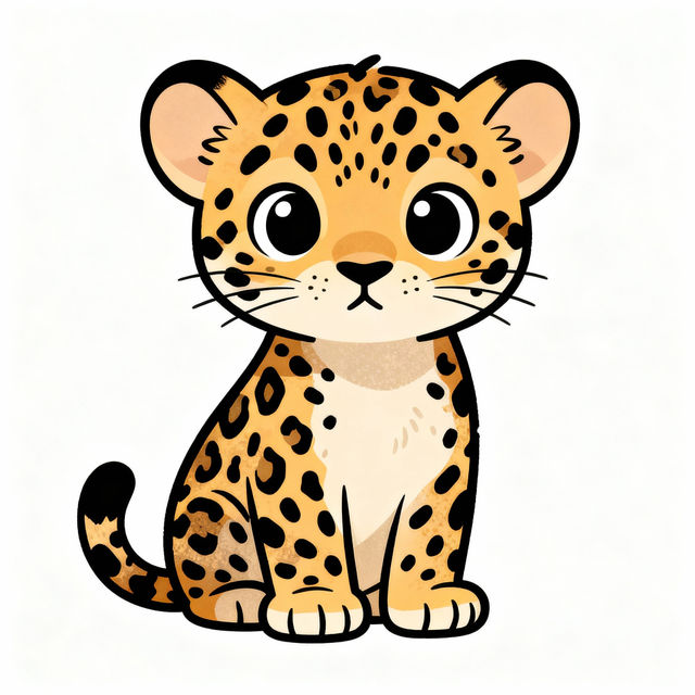 Easy Leopard Drawings gallery