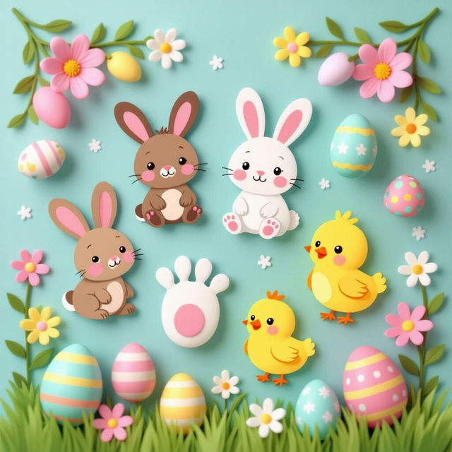 Easter Footprint Art gallery