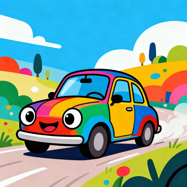 Cartoon Car Drawings gallery