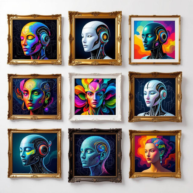 Framed Prints Wall Art - Made With AI gallery