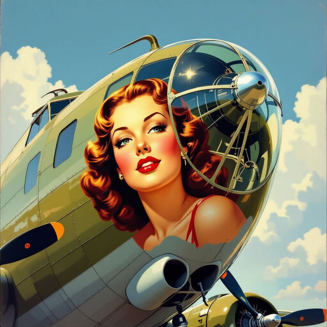 Pinup Bomber Nose Art gallery