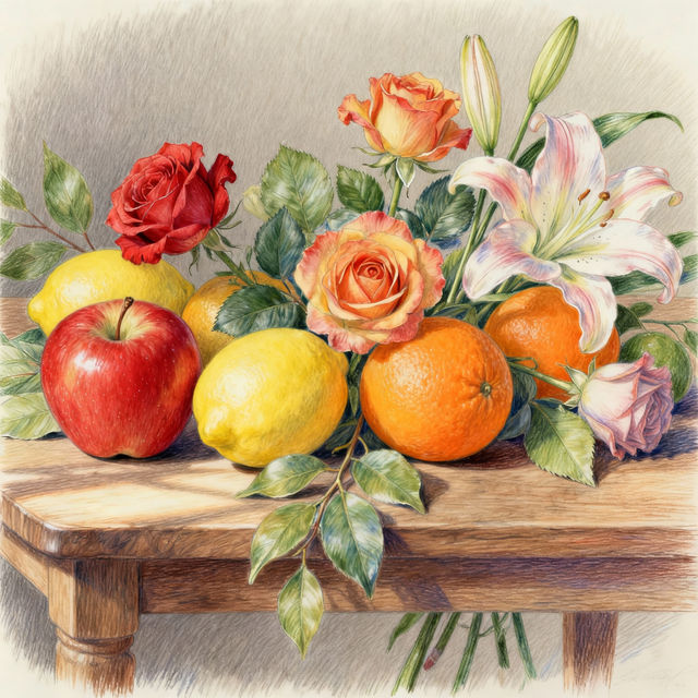 Drawing With Colored Pencils - AI Gallery gallery