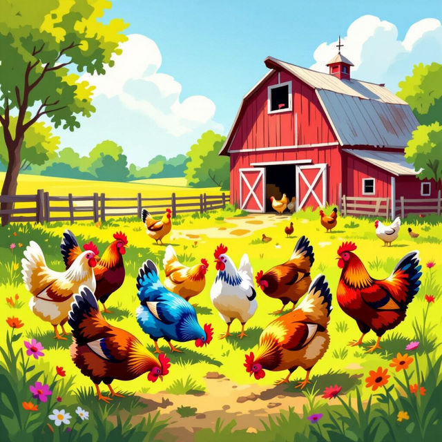 Picture Of Chickens gallery