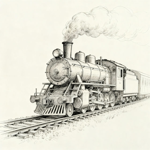 Easy Railroad Drawings gallery