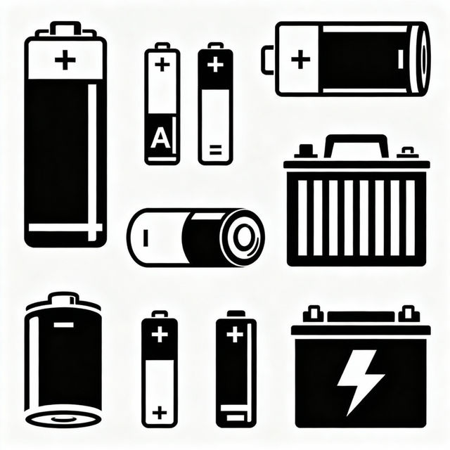 Battery Clip Art - Made With AI gallery