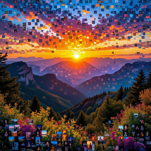 Picture Mosaic Art - Made With AI gallery