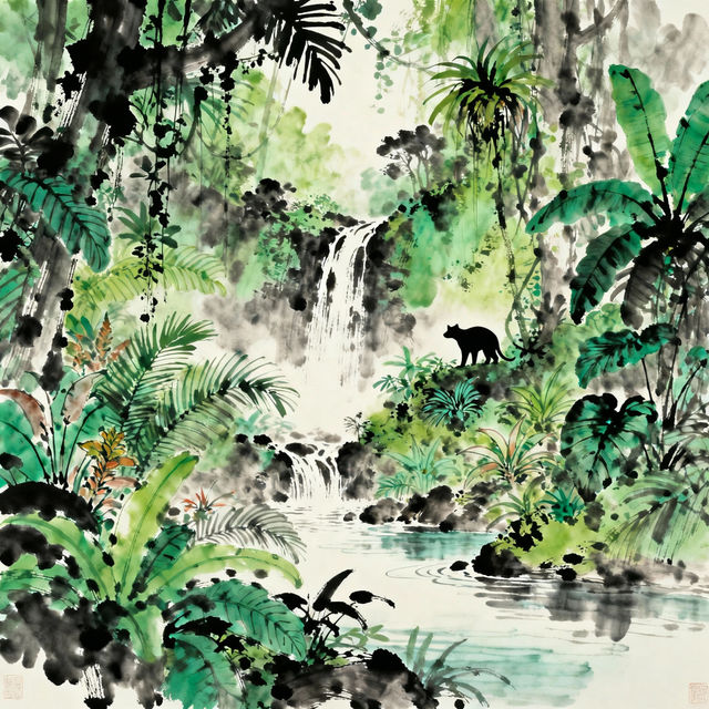 Jungle Drawings - AI Generated Art gallery