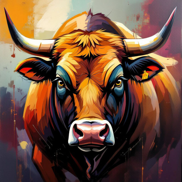 Bull Art - AI Generated gallery