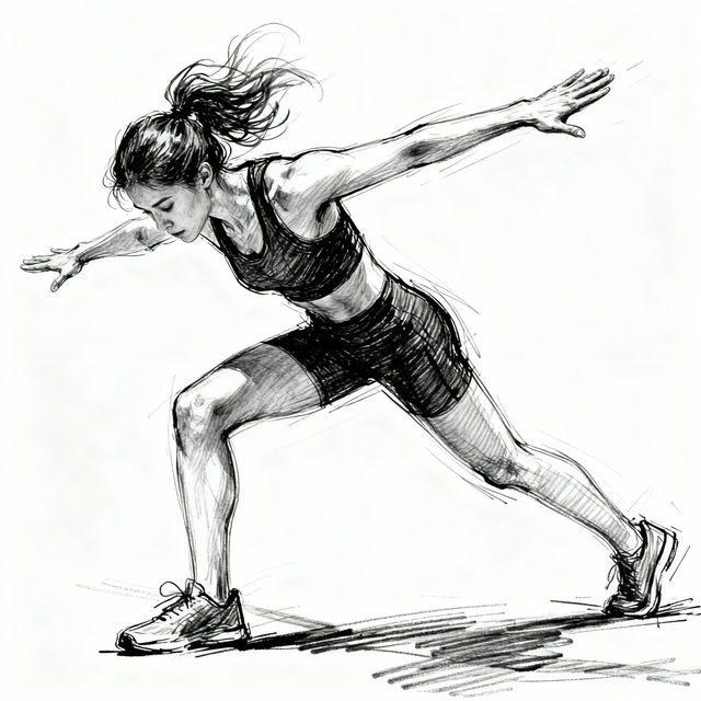 Workout Drawings - Created with AI gallery