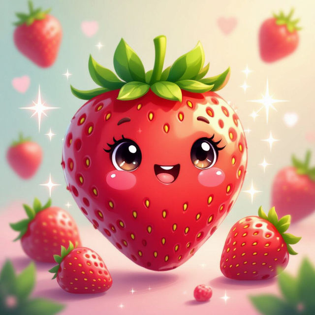 Strawberry Cute Wallpapers gallery