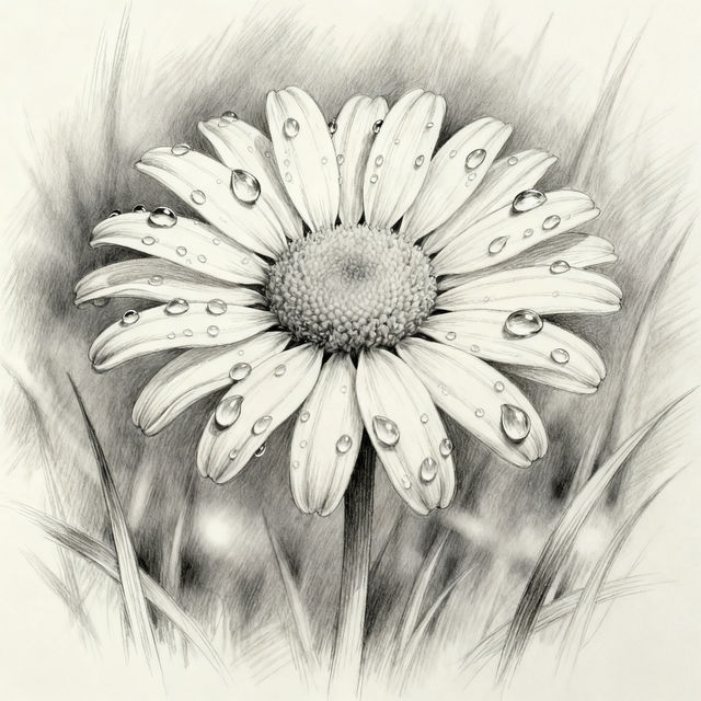 Daisies Drawing gallery