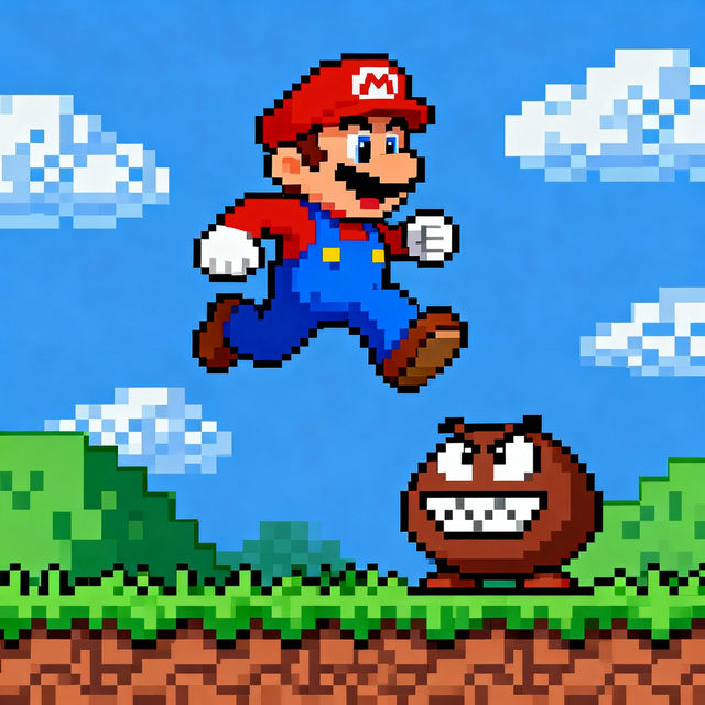 Pixel Art Mario gallery