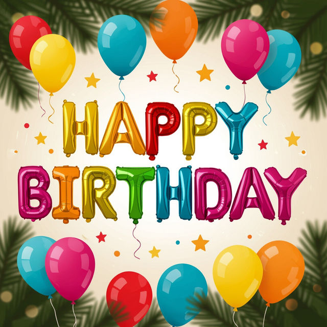 Happy Birthday Balloon Images gallery